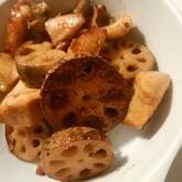 レンコンと鶏の照り焼き