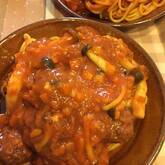 キノコミートボールパスタ