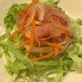 生ハムと野菜のマリネ