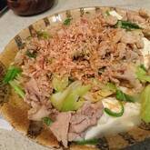 豆腐と豚肉の炒め物