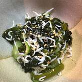 ワカメのゴマ酢和え