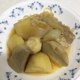 豚肉で肉ジャガ