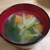 大根と小松菜のスープ