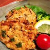 モヤシとツナのかき揚げ