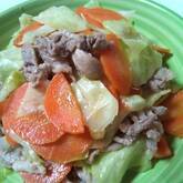 豚肉とキャベツの炒め物