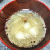 エノキのみそ汁