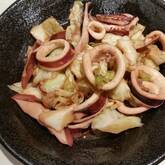 イカとキャベツの焼き肉ダレ炒め