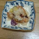 鶏肉とサツマイモのおろし和え
