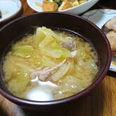 キャベツのみそ汁