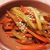 セロリのきんぴら