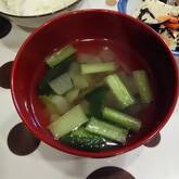 大根と小松菜のスープ