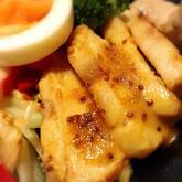 鶏むね肉のマスタード焼き