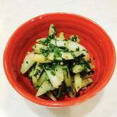 セロリの粒マスタード和え