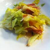 ベーコンと白菜の塩バター蒸し