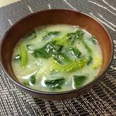 ホウレン草のみそ汁