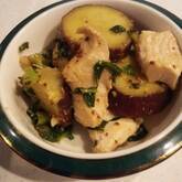 サツマイモと鶏肉のハニーマスタード