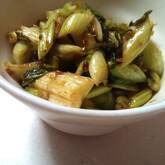 セロリのアンチョビソース