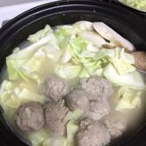 白菜と肉団子のスープ