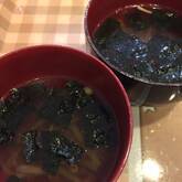 モヤシとのりのゴマスープ