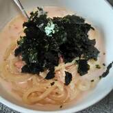 明太子カルボナーラうどん