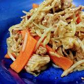 豚肉とモヤシのガーリックしょうゆ炒め