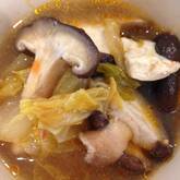 キムチと豚肉のスープ