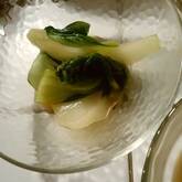 ゆでチンゲンサイのサラダ