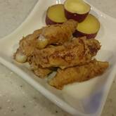 お餅と豚肉のショウガ焼き