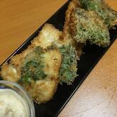 梅ソースがけ白身魚のフライ