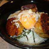 レンコン入りつくね丼