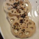 レンコンのゴマ塩ナムル