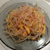 モヤシとハムのゴマ酢サラダ