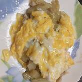 鶏ジャガのさっぱり卵とじ