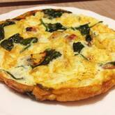 ホウレン草入りスペイン風オムレツ