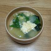 ワカメと卵のスープ