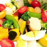 蒸し野菜のサラダ