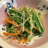 炒め水菜のお浸し