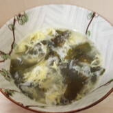 ワカメのスープ