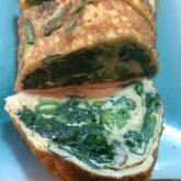 ホウレン草入りだし巻き卵