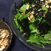 食欲そそるチョレギサラダ 水菜で簡単に作れる