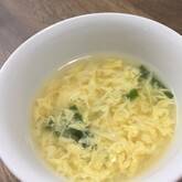 卵がふわとろ！わかめの簡単スープ