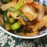 即席キュウリキムチ