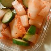 キュウリと大根のキムチ和え