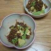 ジャコとアボカドのサラダ