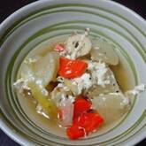 卵白のちくわスープ