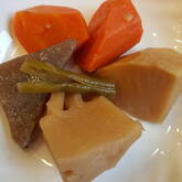 ニンジンとタケノコの煮物