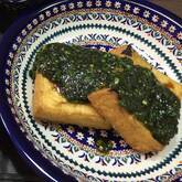 厚揚げのニラじょうゆがけ