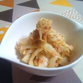 白菜大量消費！コクうま白菜とツナのゴマみそ和え