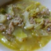 キャベツのスパイシーカレースープ