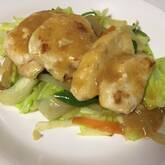 鶏むね肉のみそ炒め